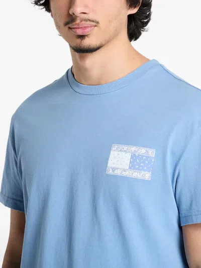 Tommy Jeans Paisley-print T-shirt In Blue