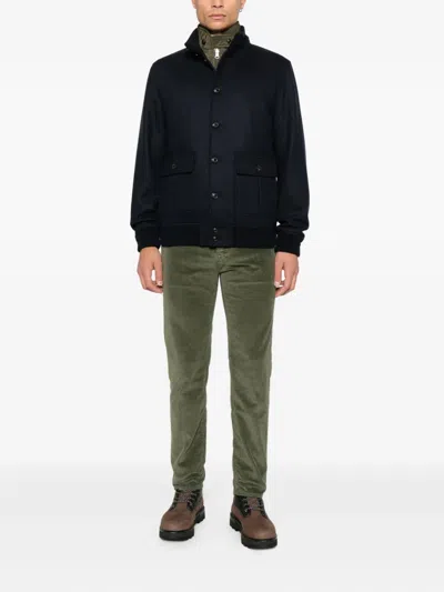 Jacob Cohen Corduroy Trousers In Green