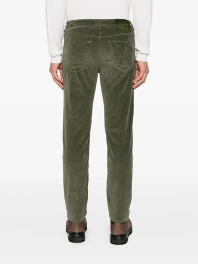 Jacob Cohen Corduroy Trousers In Green