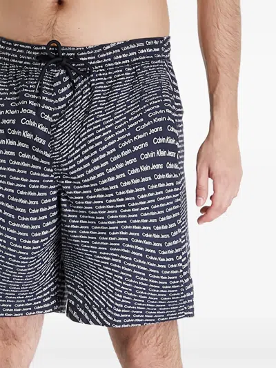 Calvin Klein Jeans Est.1978 Cotton Shorts In Black