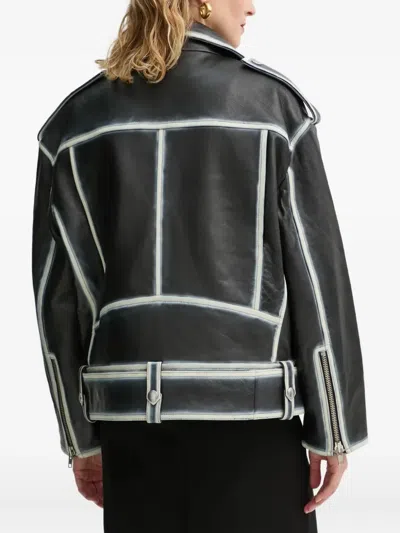 Stand Studio Irene Belted Jacket In Black