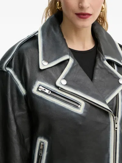 Stand Studio Irene Belted Jacket In Black