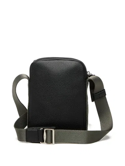 Calvin Klein Jeans Est.1978 Small Logo-embossed Messenger Bag In Black