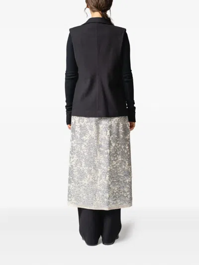 Muller Of Yoshiokubo Tie-detailing Gilet In Black