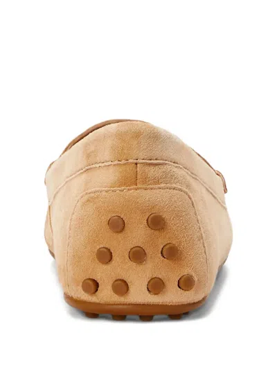 Ralph Lauren Barnsbury Logo-plaque Loafers In Neutral