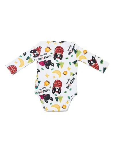 Dsquared2 Long-sleeve Print Babygrow In Multi
