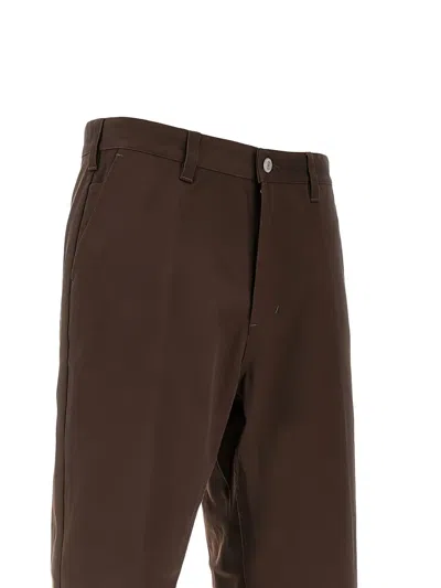 Obey Pantalone Trousers In Brown