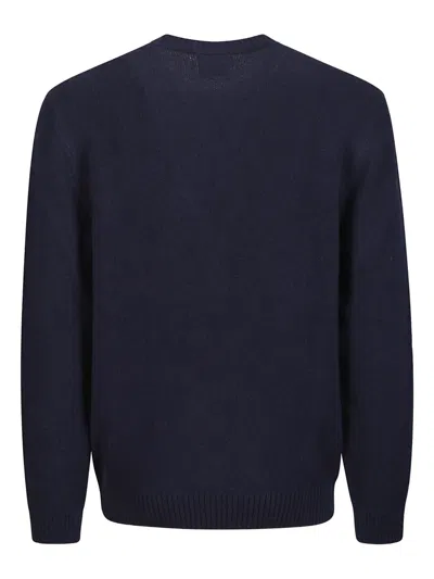 Colorful Standard Knitted Crewneck Sweater In Blue