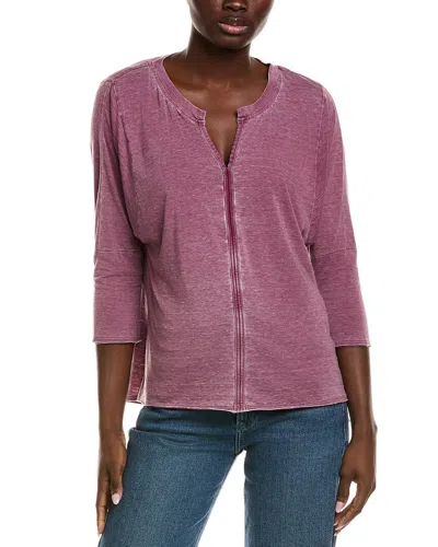 Xcvi Burnout Huron Top In Pink