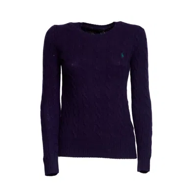 Polo Ralph Lauren Crewneck Sweater In Wool And Cashmere In Black