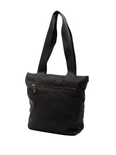 Pre-owned Prada 2000-2013 Tessuto Tote Bag In Black