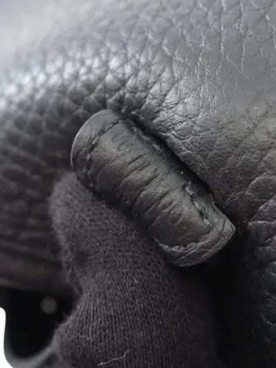 Pre-owned Hermes 2024 Clemence Evelyne Tpm Crossbody Bag In Black