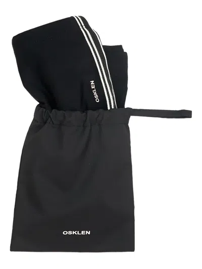 Osklen Side-striped Swim Shorts In Black