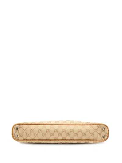 Pre-owned Gucci 2000-2015 Gg Canvas Tote Bag In Brown