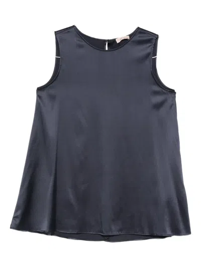 Purotatto Sleeveless Top In Blue