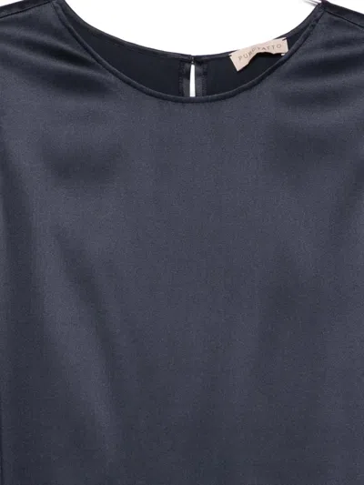 Purotatto Sleeveless Top In Blue