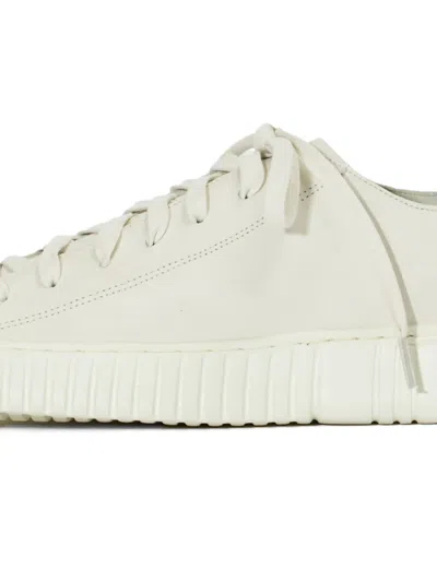 Osklen Logo-detail Leather Sneakers In White