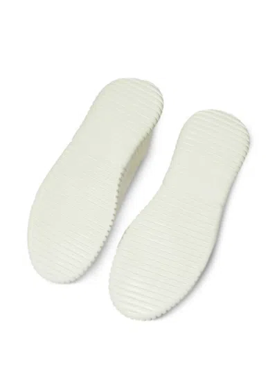 Osklen Logo-detail Leather Sneakers In White