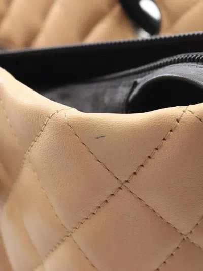 Pre-owned Chanel 2004-2005 Large Cambon Ligne Tote Bag In Brown