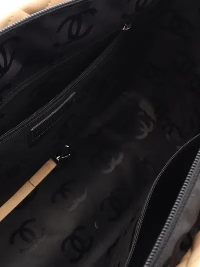 Pre-owned Chanel 2004-2005 Large Cambon Ligne Tote Bag In Brown