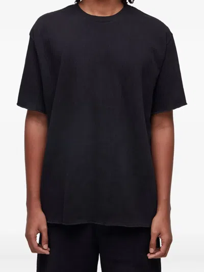 Osklen Wrinkled Crew-neck T-shirt In Gray