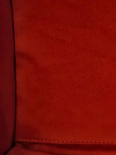 Pre-owned Celine Luggage Bag Grainy Leather Mini Tote Bag In Orange