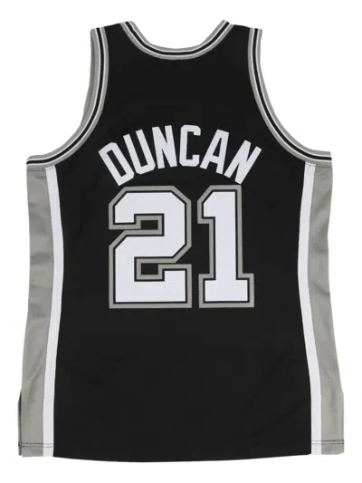 Mitchell & Ness San Antonio Spurs Tank Top In Black