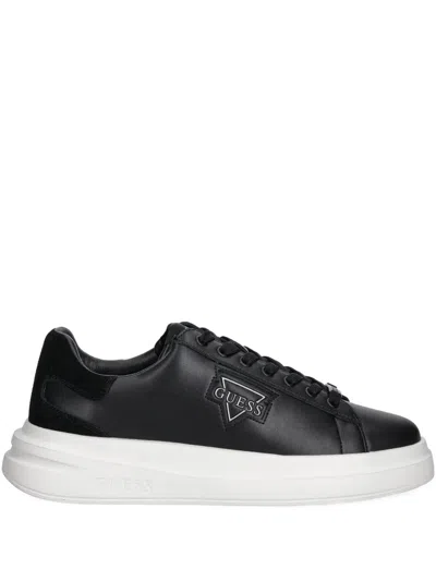 Guess Usa Elba Logo-detail Sneakers In Black
