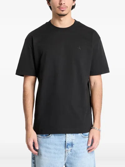 Calvin Klein Jeans Est.1978 Cotton T-shirt In Black