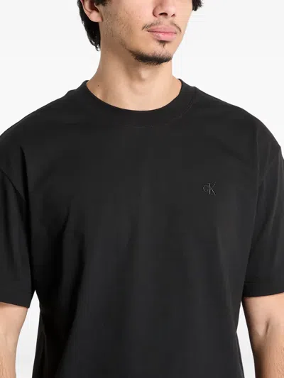 Calvin Klein Jeans Est.1978 Cotton T-shirt In Black