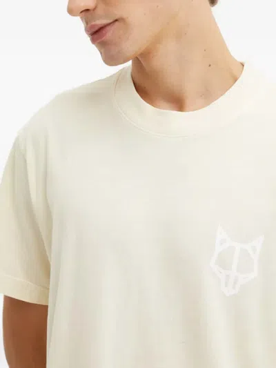 Naked Wolfe Logo-print T-shirt In White