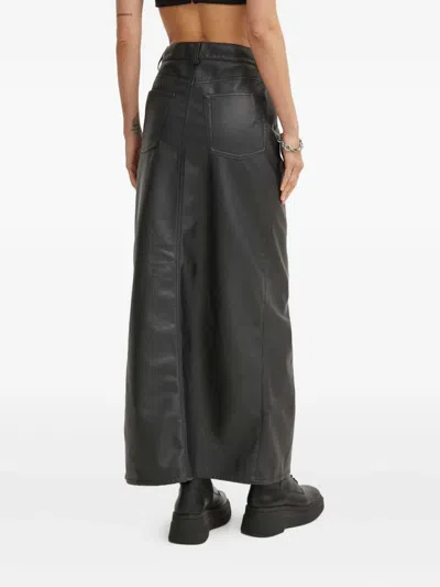 Won Hundred Zip-fastening Maxi Skirt In Black