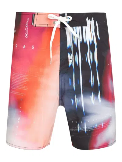 Osklen Aquaone Rio Tech Swim Shorts In Multi
