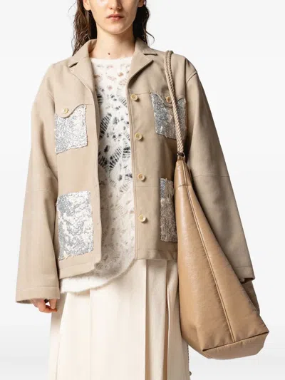 Muller Of Yoshiokubo Rope-detailing Bucket Bag In Neutral