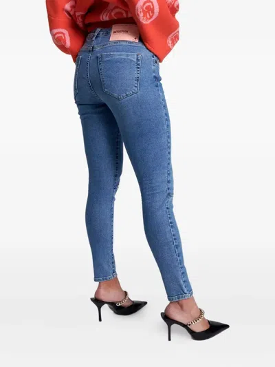 One Teaspoon Freebirds Ripped Jeans In Blue