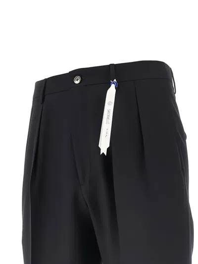 Santaniello Irò Rima Wool Pants In Blue