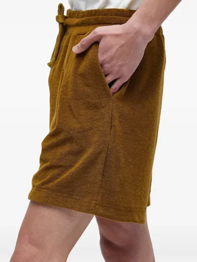 Osklen Terry-cloth Shorts In Brown