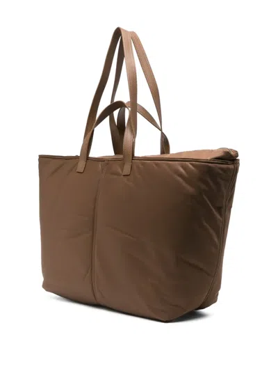 Ami Alexandre Mattiussi Padded Tote Bag In Brown