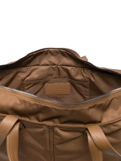 Ami Alexandre Mattiussi Padded Tote Bag In Brown