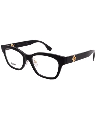 Fendi Women's Fe50124f 53mm Optical Frames In Black