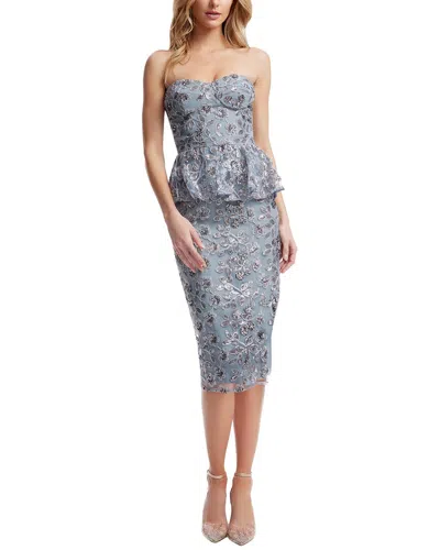 Dress The Population Amelia Sheath Dress In Blue