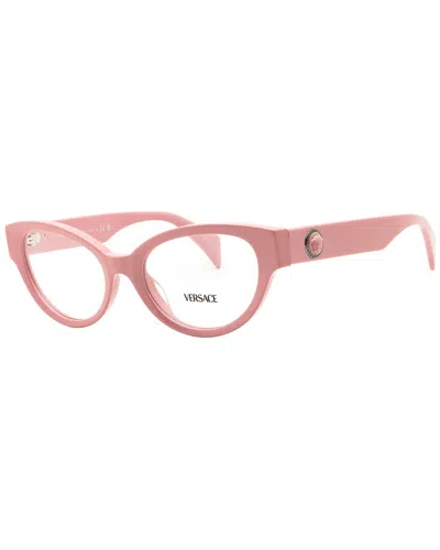 Versace Women's Ve3361u 53mm Optical Frames In Pink