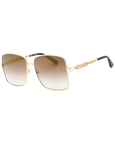 Moschino Women's Mos144/g/s 59mm Sunglasses In Gold