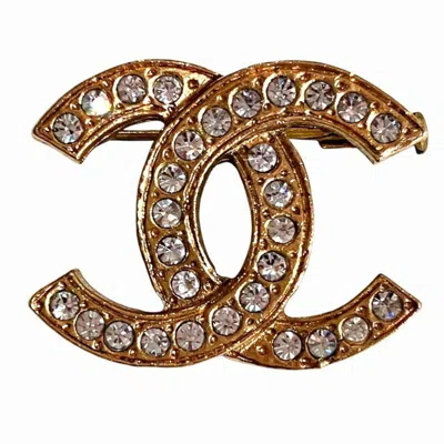 Pre-owned Chanel Plating Brooch () In Gold