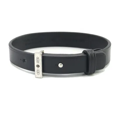 Pre-owned Tiffany & Co Leather Sterling 925 Charm Bracelet () In Multi