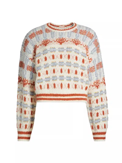 Mother The Long Drop Pullover In Multi