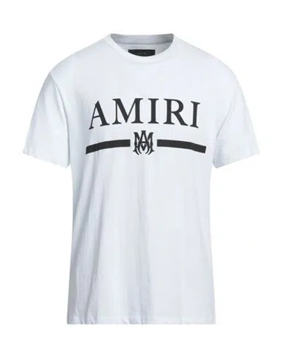 Amiri Man T-shirt White Size Xl Cotton In White