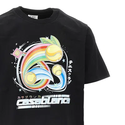 Casablanca Casa Way Mountain Printed T-shirt In Black