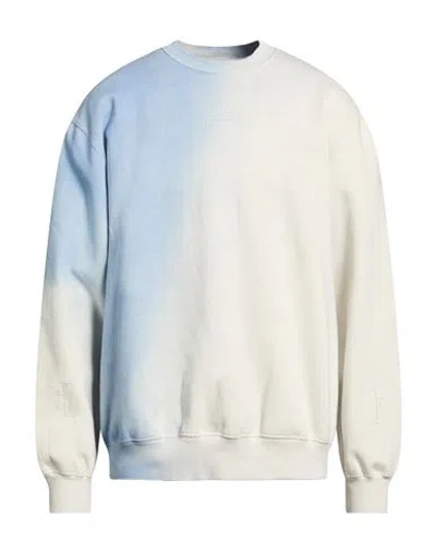 A-cold-wall* Man Sweatshirt Sky Blue Size L Cotton, Polyester In Blue