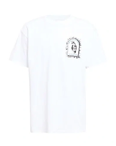 Obey Man T-shirt White Size S Cotton In White